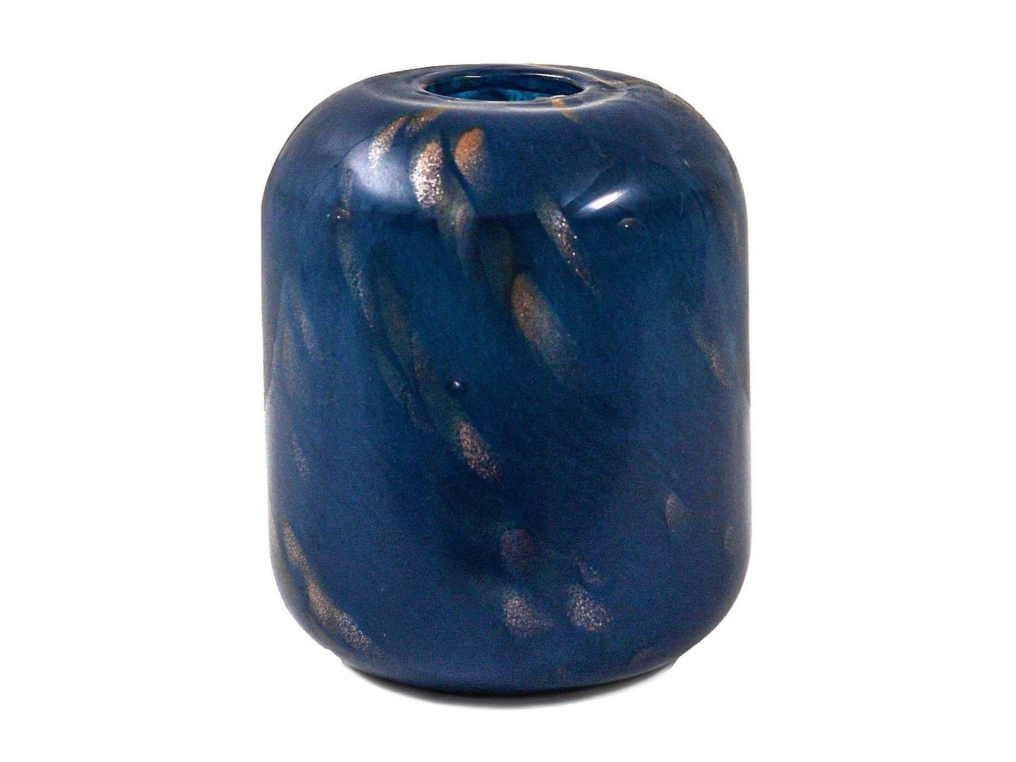 Blue & Gold Ceramic Vase