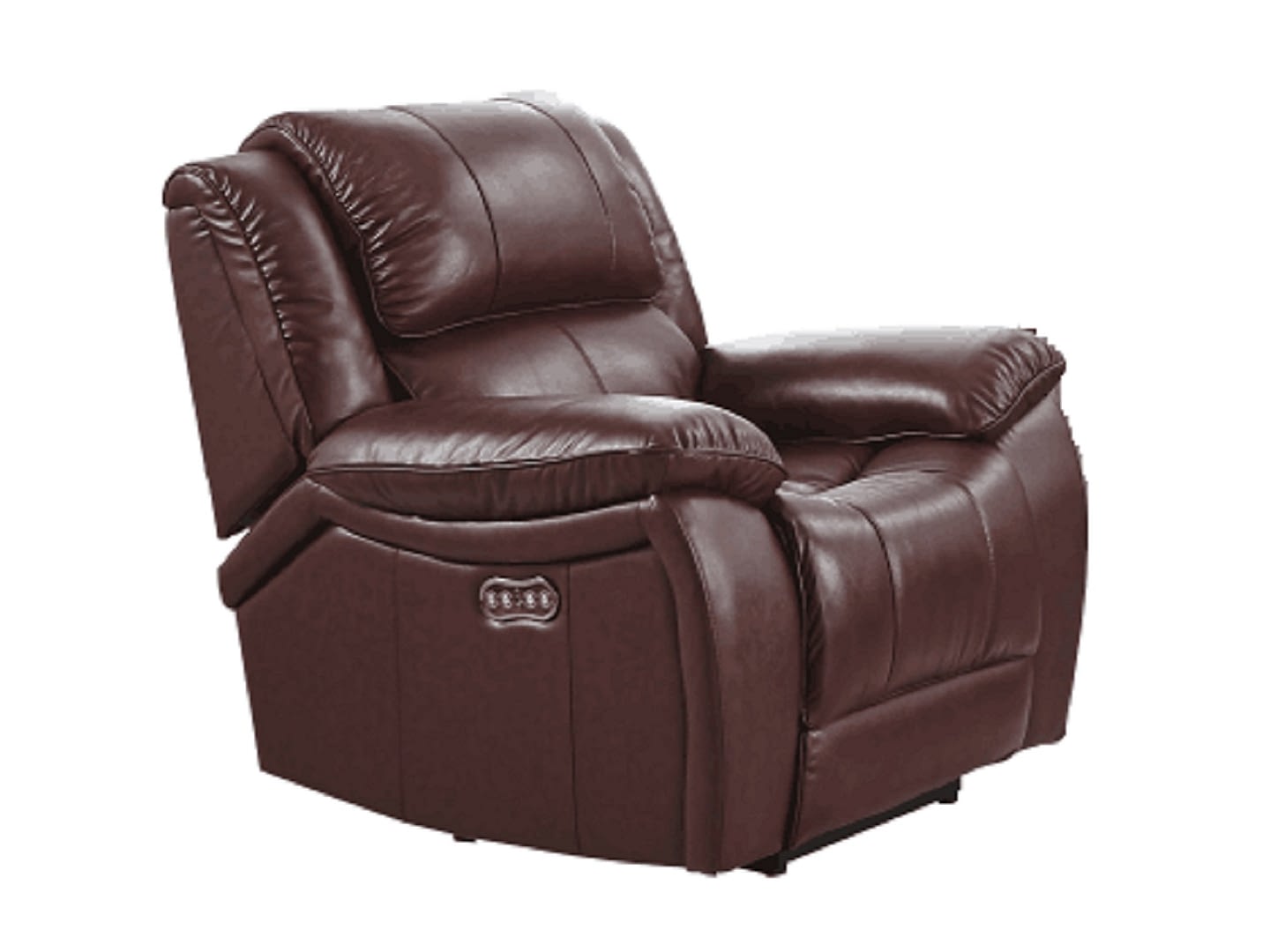 MONTCLARE Leather Power Recliner Chair