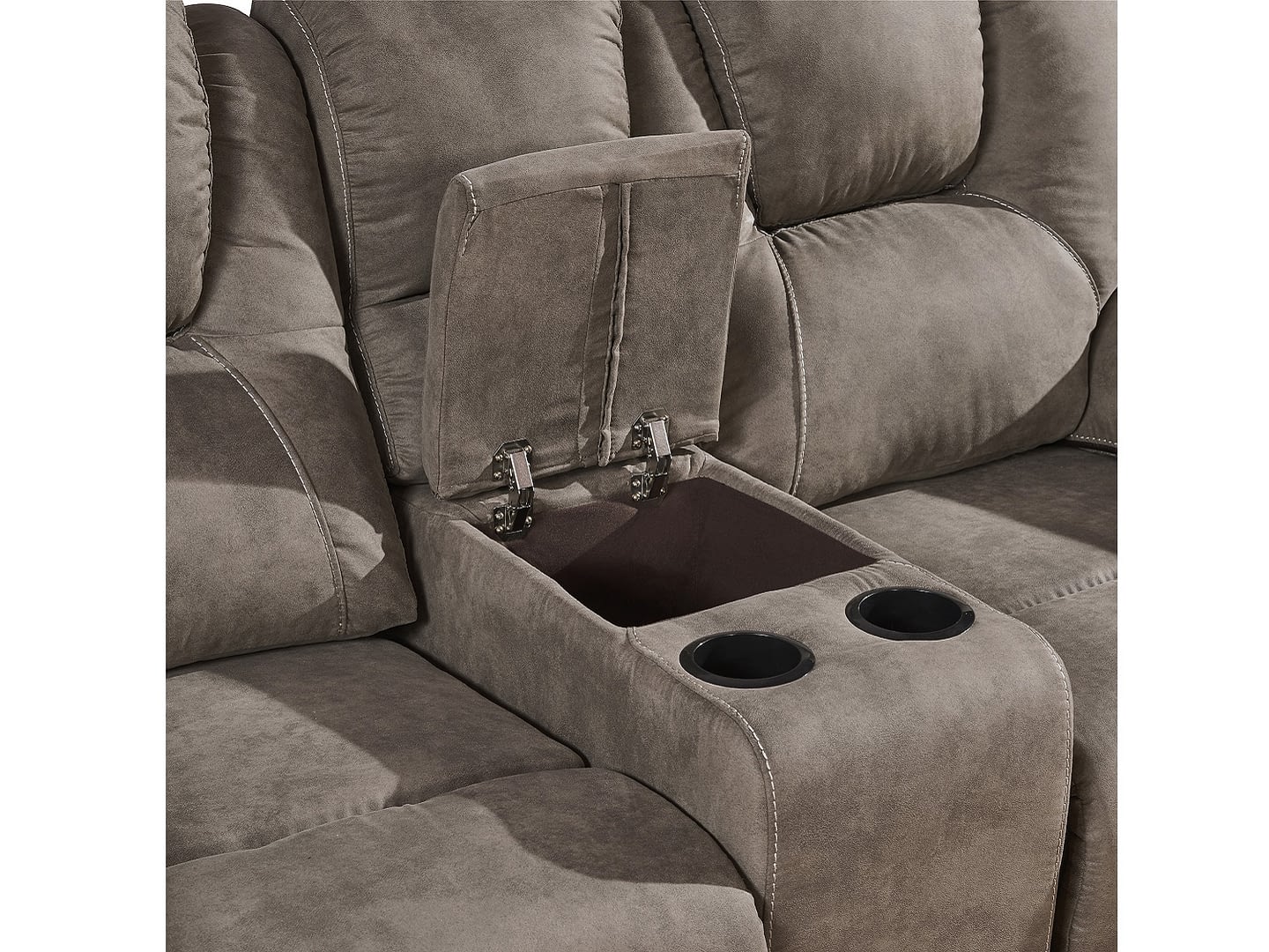 GALENA Power Reclining Loveseat with Console - Console Zoom