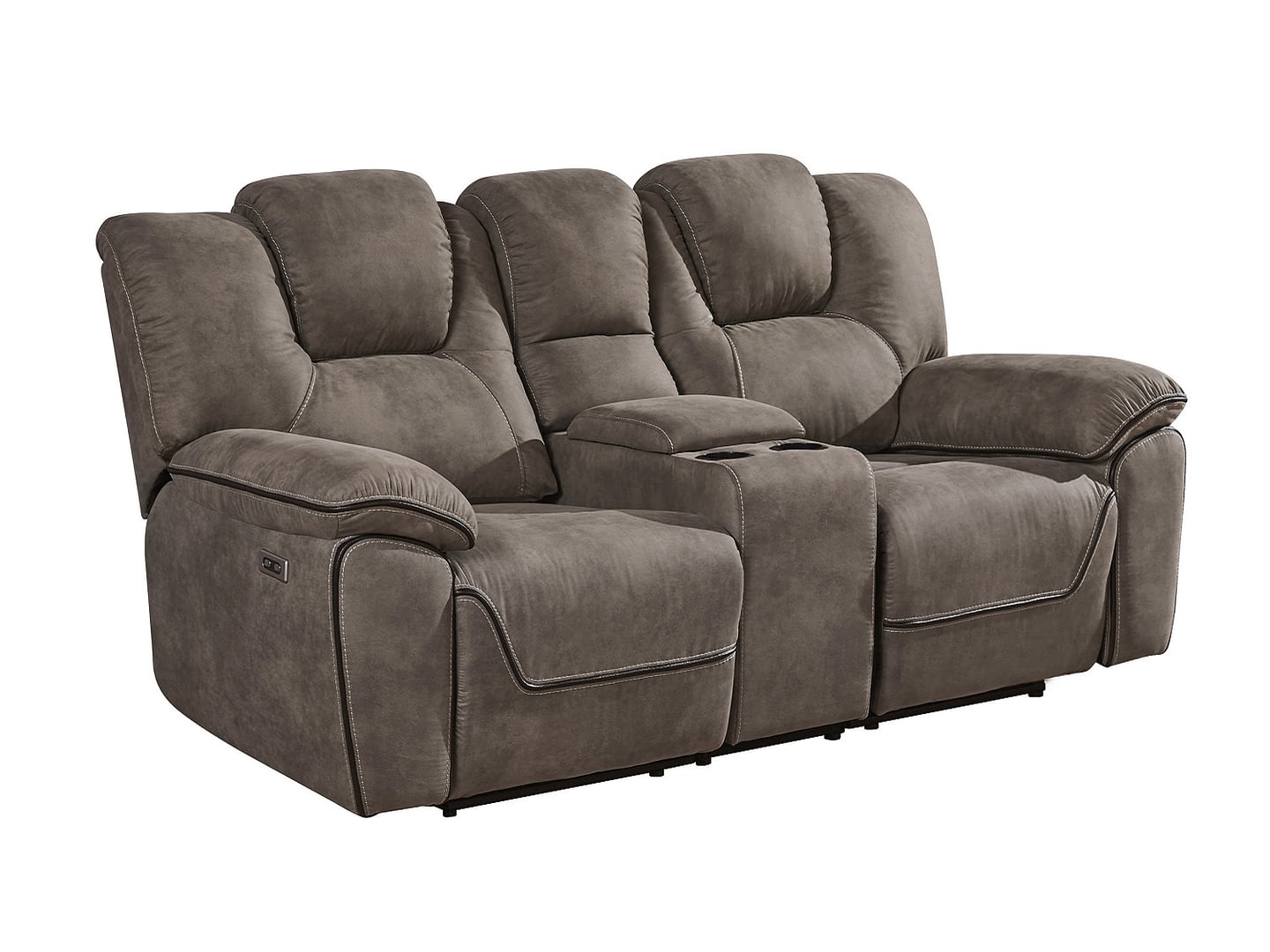 GALENA Power Reclining Loveseat with Console - Zoom