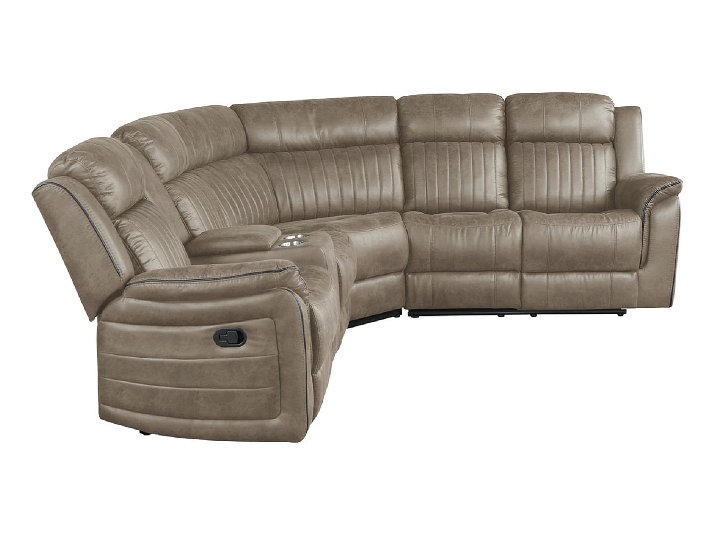 FERNLY Reclining Sectional with Console - Side