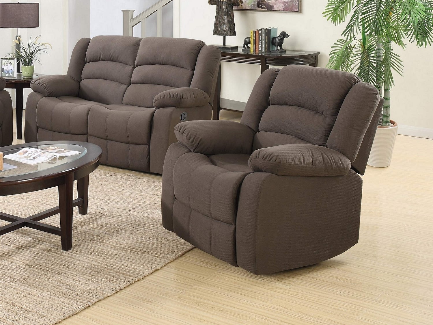 RIM Reclining Loveseat and Chair