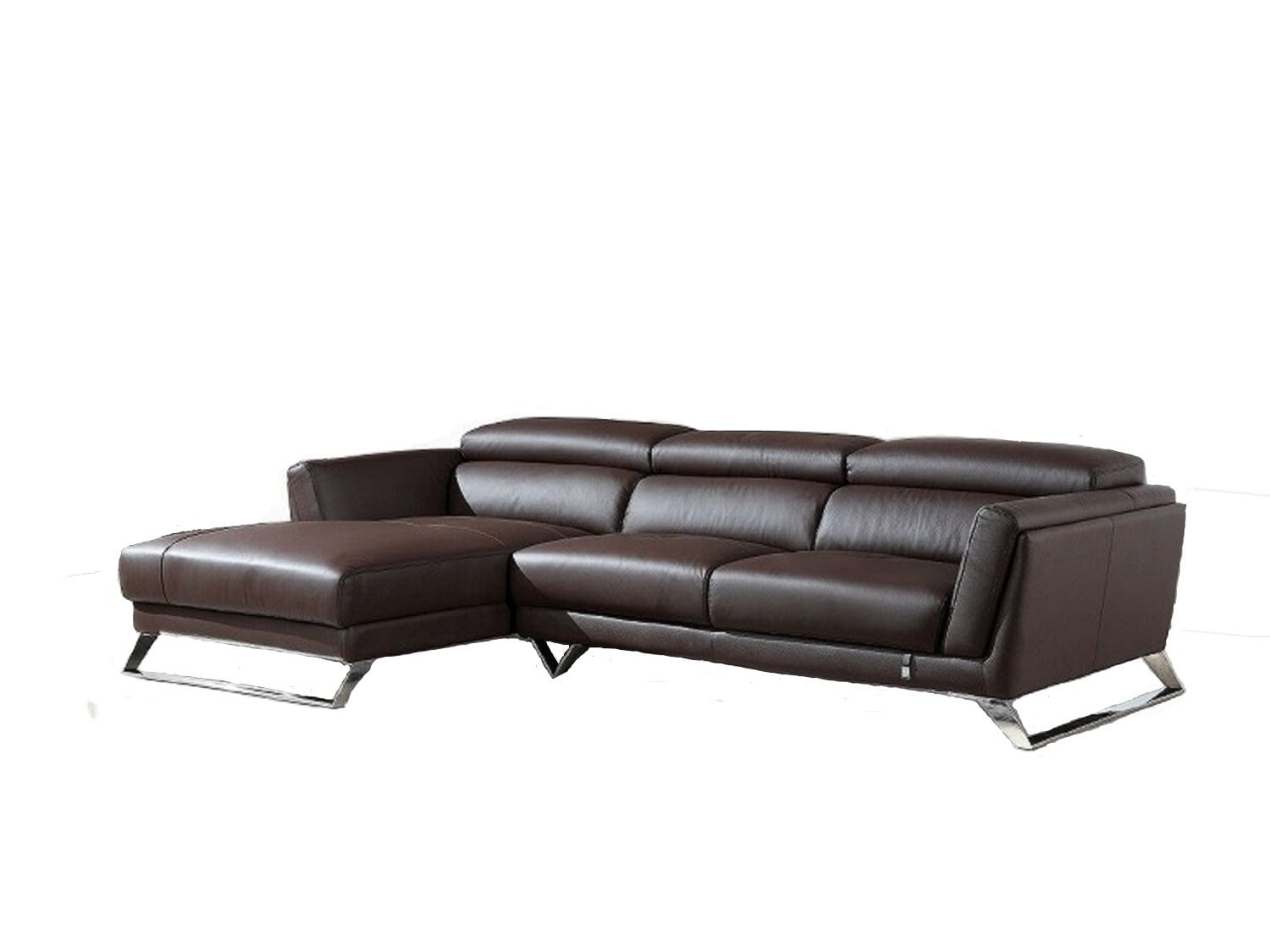 VIMLE Leather Sectional - Side