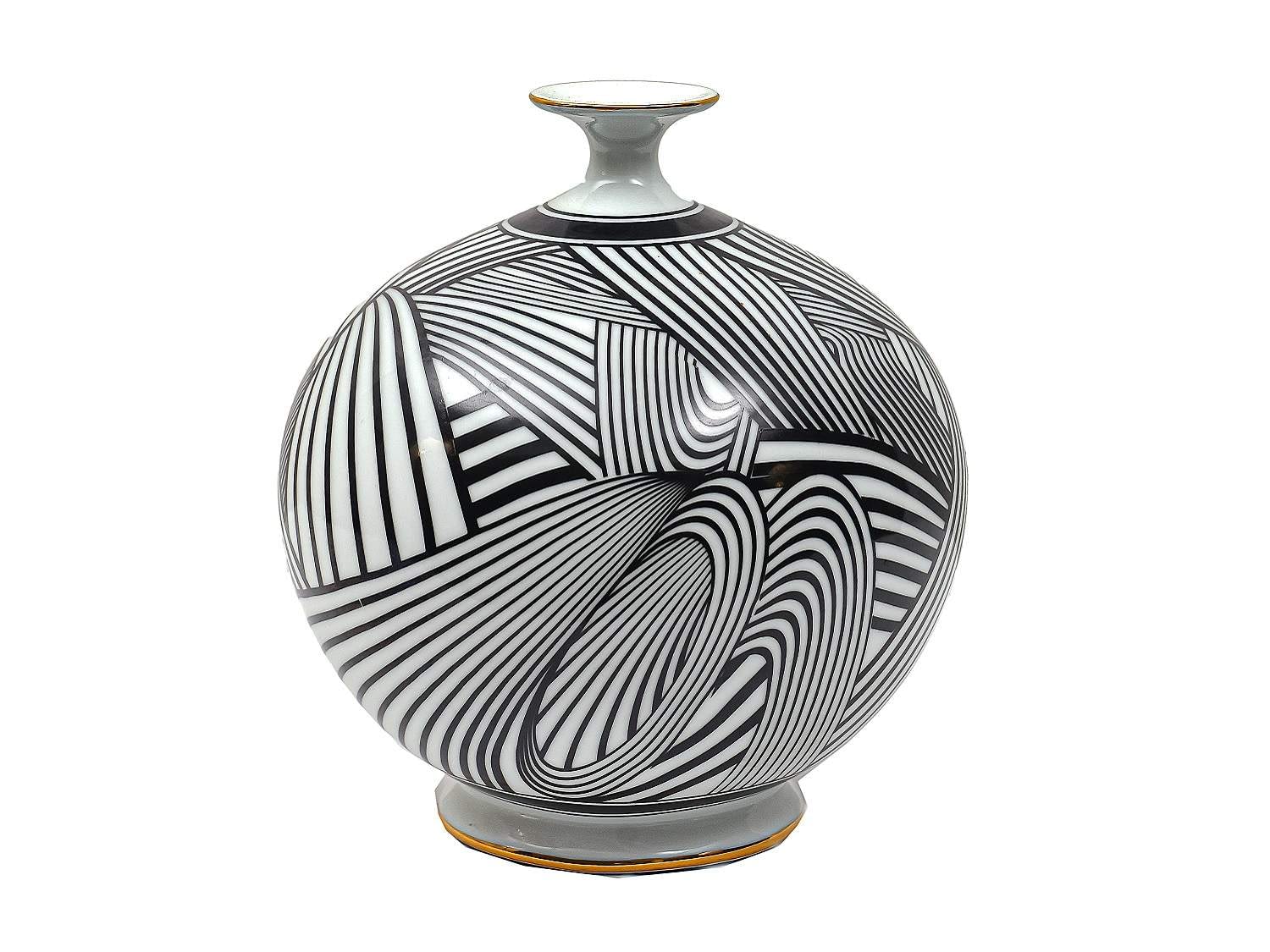 Black & White Porcelain Vase