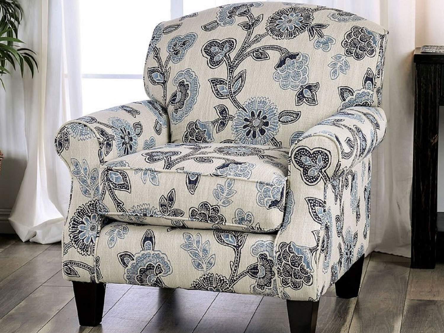 ELMORE Floral Accent Chair