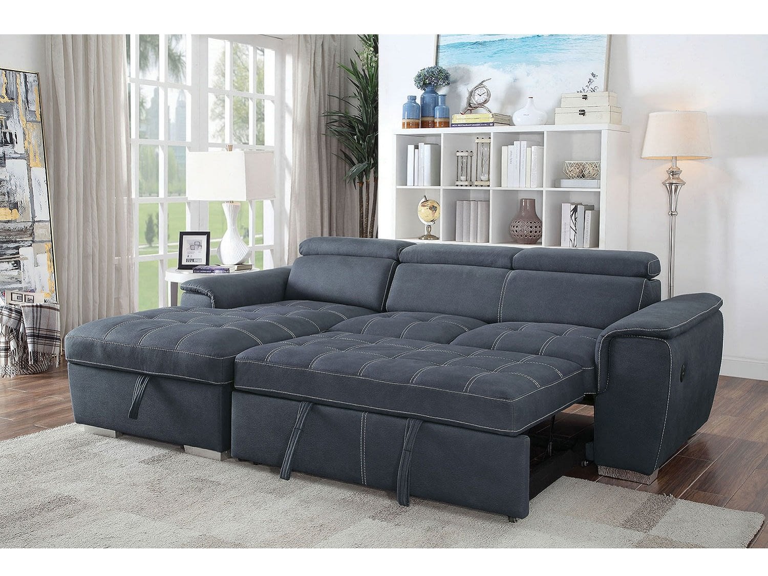 FERNCROFT Sleeper Sectional - Bed Pull Out