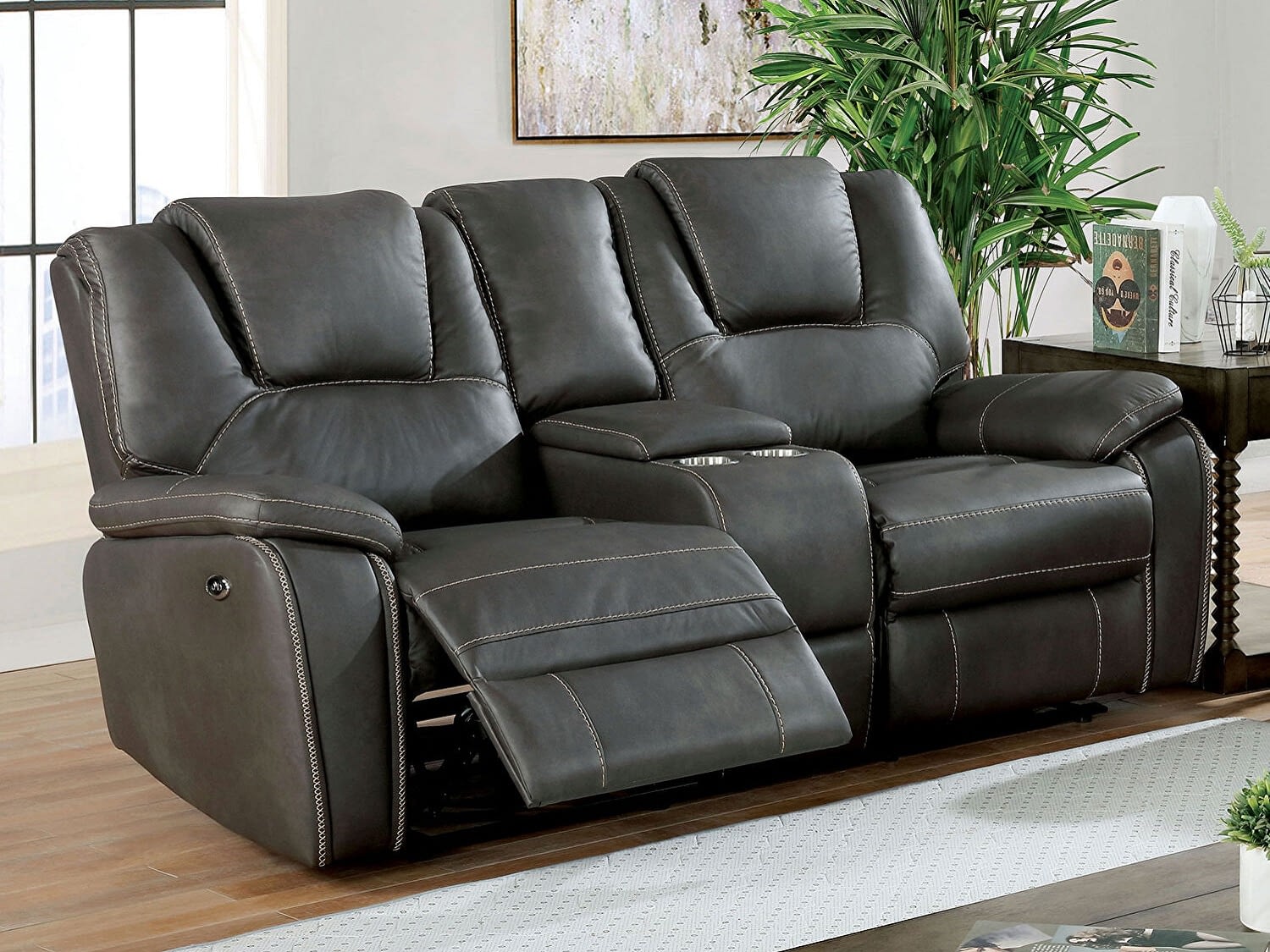 ARUNDEL Power Reclining Loveseat with Console