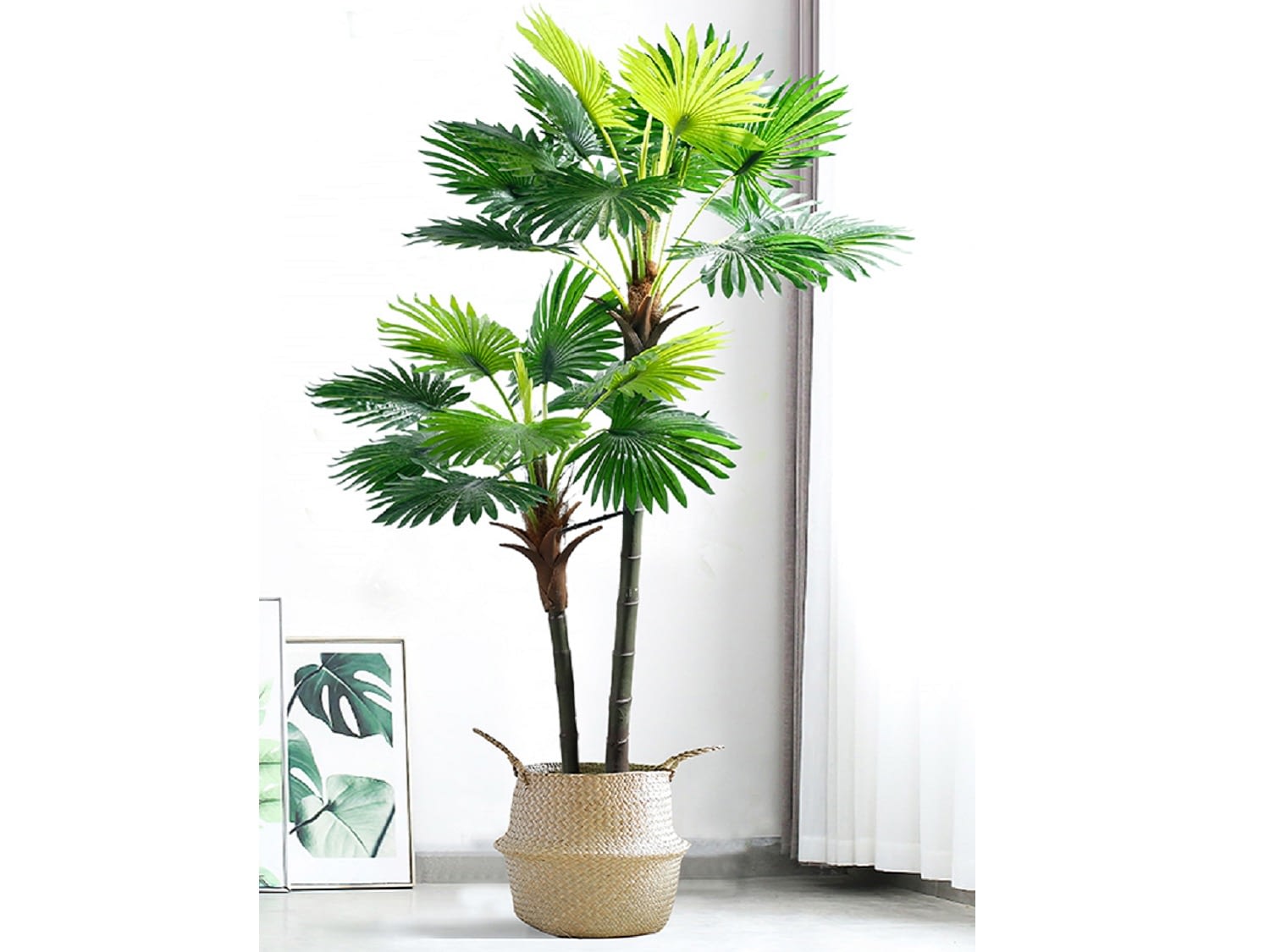 Artificial Palm Tree in Pot, 67 in