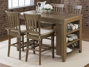 SLATER 4-Seat Counter Height Dining Set