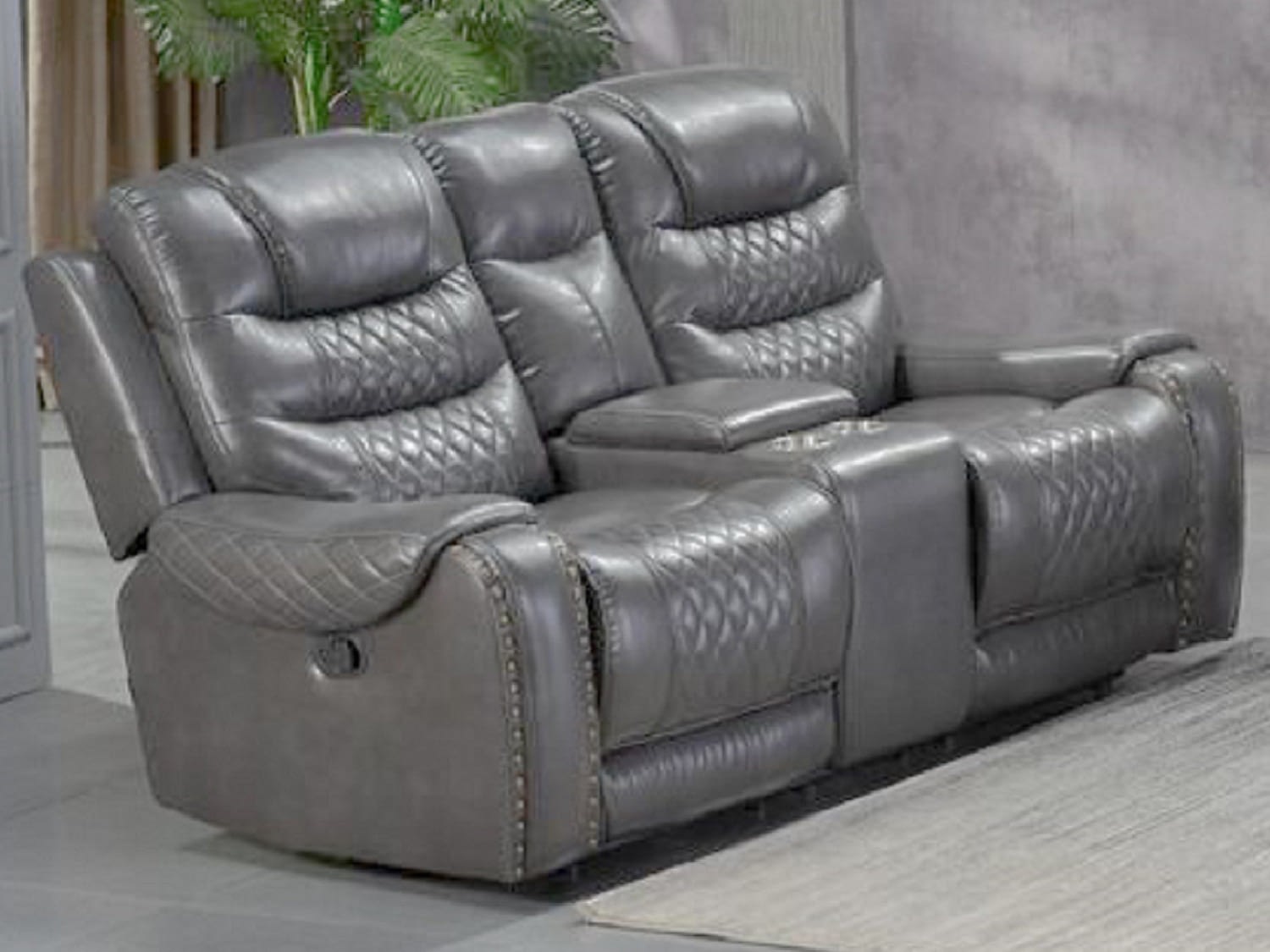 Enrose Dual Power Leather Reclining
