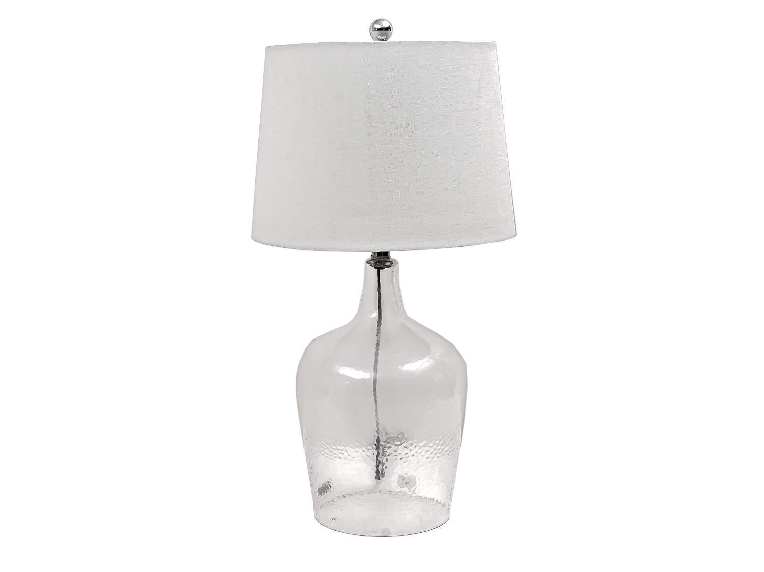 Caledonia Clear Table Lamp