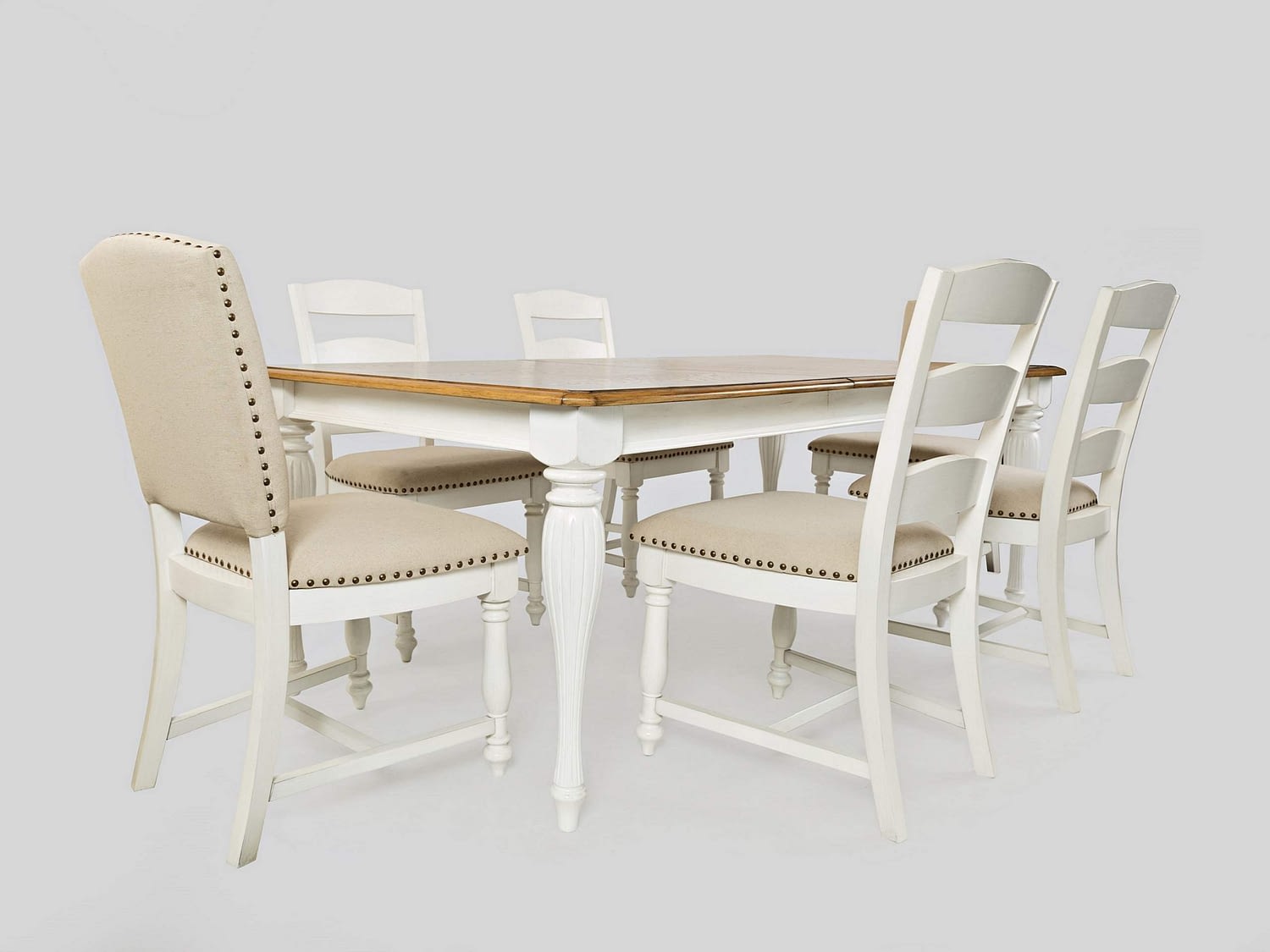 Hill 6-Seat Dining Set - Side View