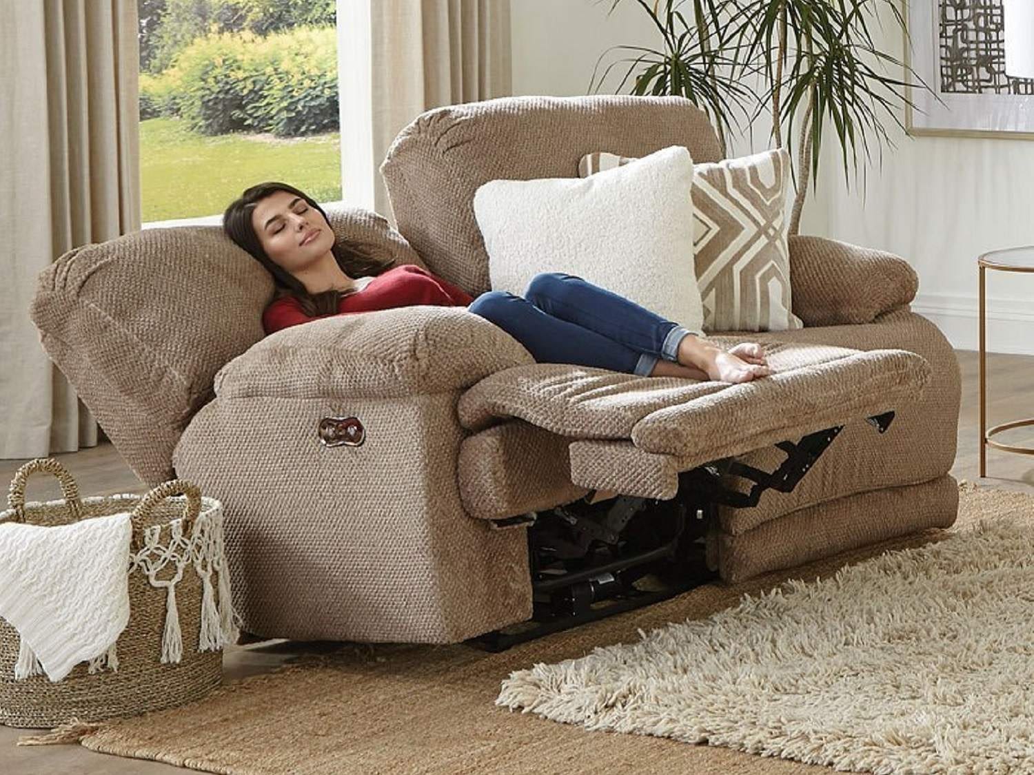MILLY Reclining Love seat Recline Position