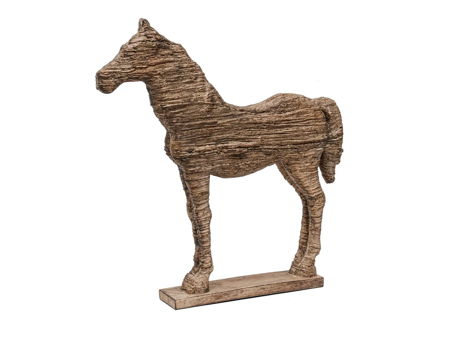 Wooden Horse Sculpture