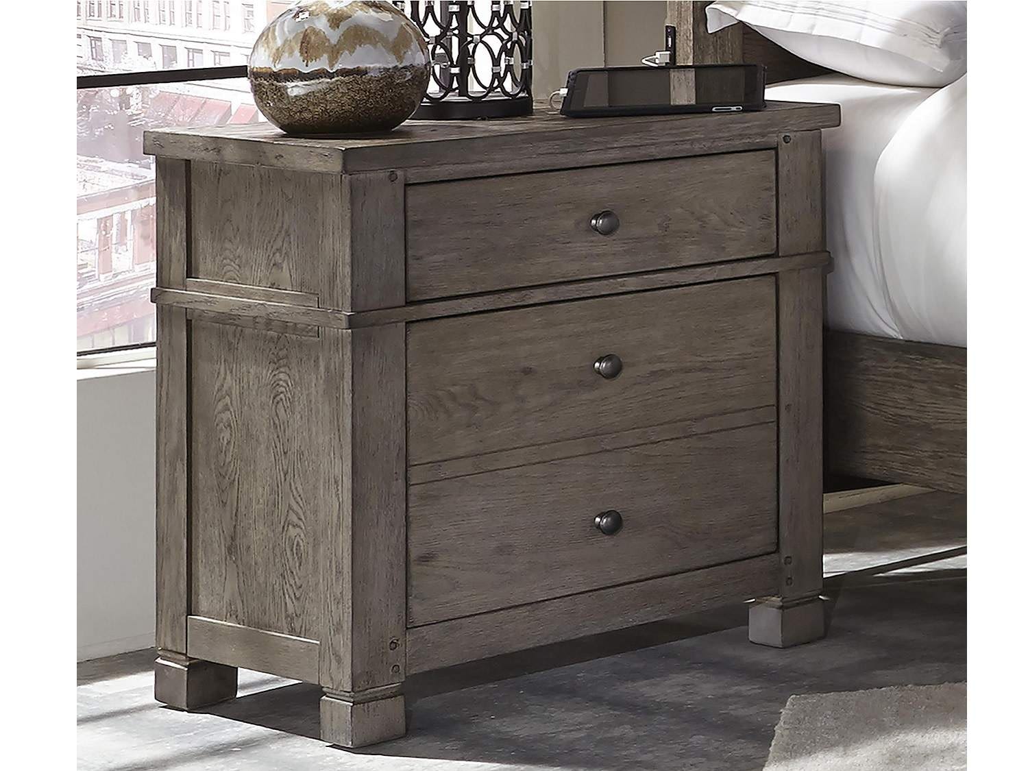 SUMTER Nightstand with Drawers - Zoom