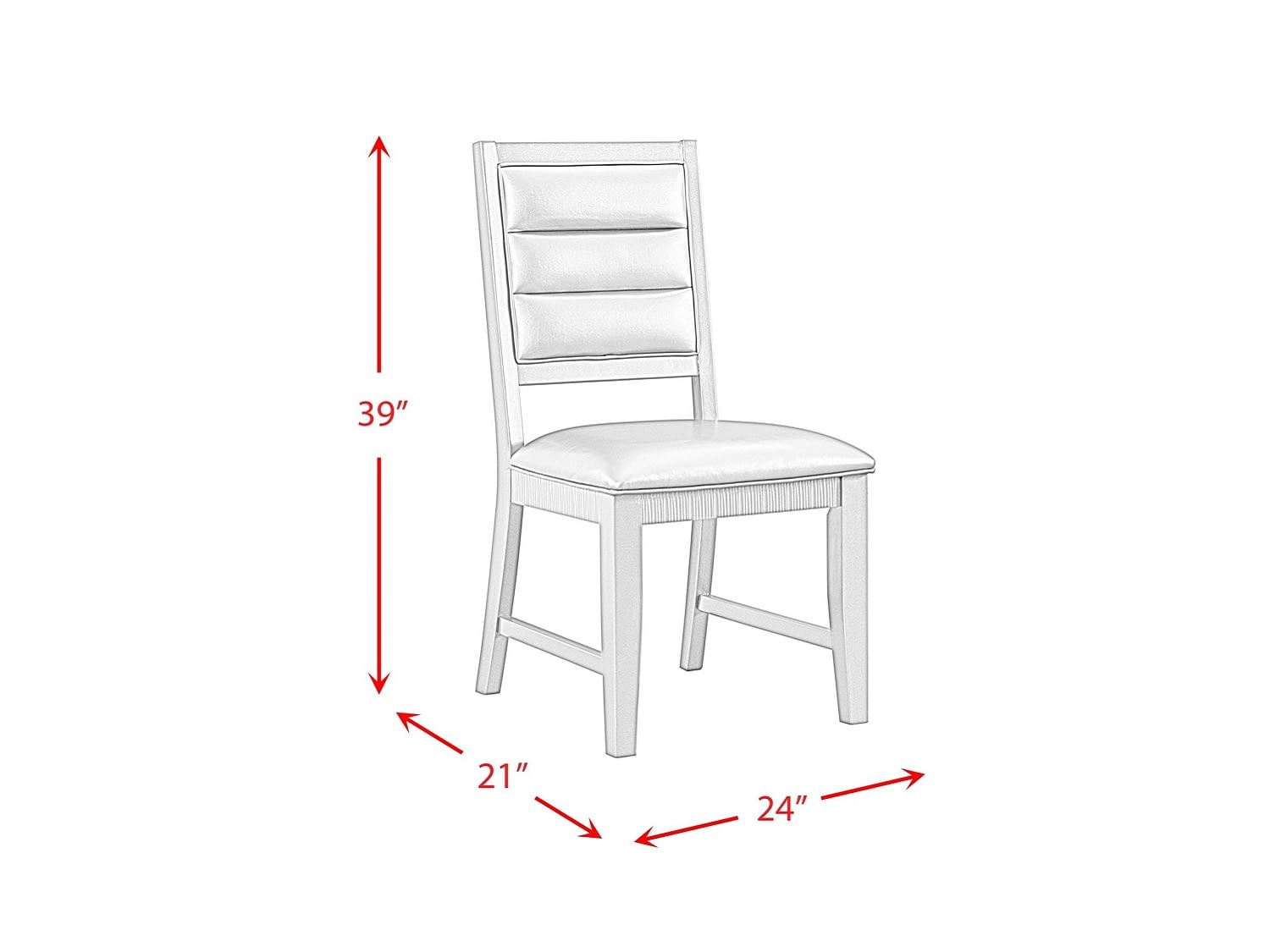 ATLEE Dining Chair - Dimensions