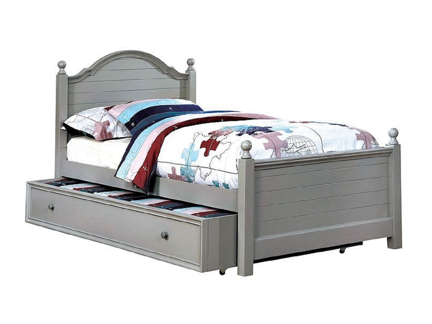 MINOT Twin Bed with Trundle