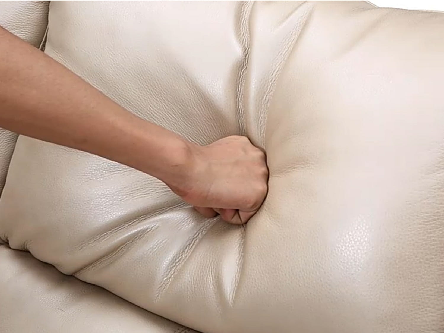 SONNA Leather Reclining Sofa - Cushion