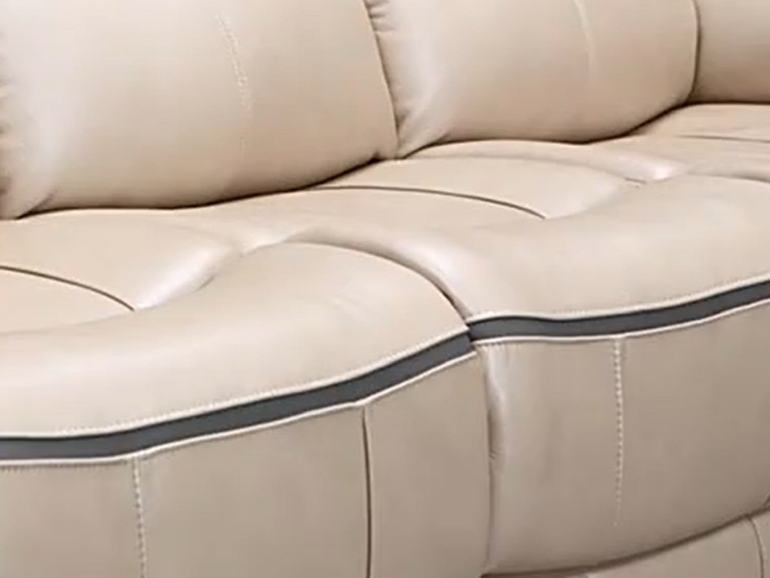 SONNA Leather Reclining Sofa - Seat