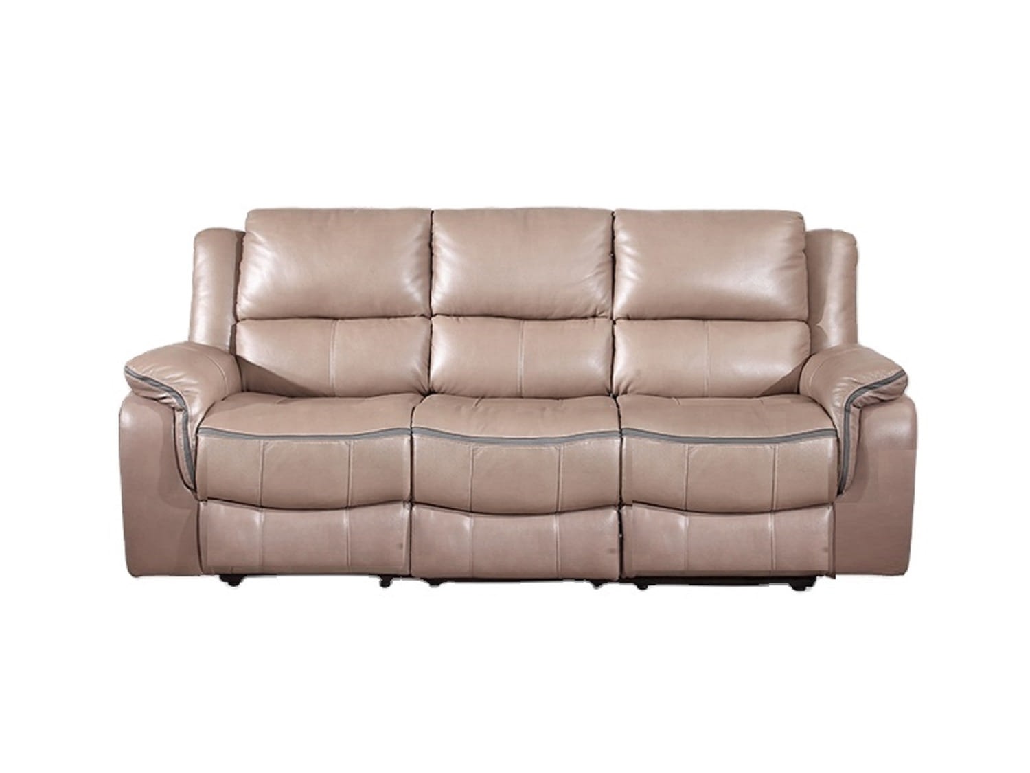 SONNA Leather Reclining Sofa - Zoom